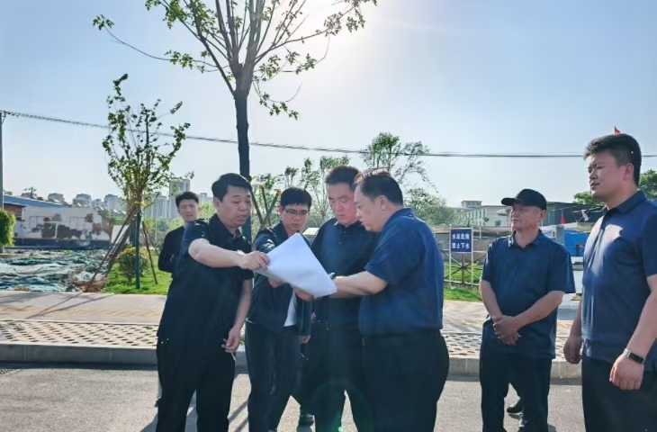 可振虎调研城市基础设施项目建设等工作